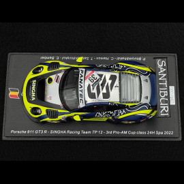 Porsche 911 GT3 R Nr 39 24h Spa 2022 SINGHA Racing 1/43 Spark SB519