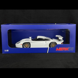 Porsche 911 GT1 Type 993 Plain Body 1997 White 1/18 Werk83 W18012003