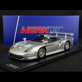 Porsche 911 GT1 Type 993 Street Version 1997 Silver 1/18 Werk83 W18012005