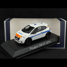 Peugeot 208 GTi 30th Gendarmerie 2014 White 1/43 Norev 472829