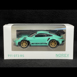 Porsche 911 GT3 RS Type 992 2022 Mint green 1/43 Norev Jet-car 750045