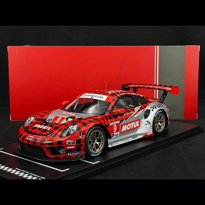 Porsche 911 GT3 R Type 991 n° 9 Sieger 24h Daytona 2022 1/18 Ixo Models LEGT18-23001B