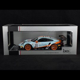 Porsche 911 GT3 R Type 991 n° 20 Gulf Sieger 24h Spa 2019 1/18 Ixo Models LEGT18-23003