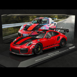 Porsche 911 GT2 RS MR Manthey Racing Type 991 2018 Nordschleife Rekordrunde Indischrot 1/18 Minichamps MR-911-GT2RS-1804