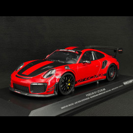 Porsche 911 GT2 RS MR Manthey Racing Type 991 2018 Nordschleife Rekordrunde Indischrot 1/18 Minichamps MR-911-GT2RS-1804