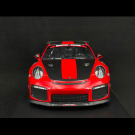 Porsche 911 GT2 RS MR Manthey Racing Type 991 2018 Nordschleife Rekordrunde Indischrot 1/18 Minichamps MR-911-GT2RS-1804