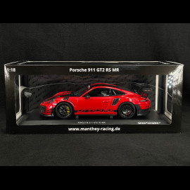 Porsche 911 GT2 RS MR Manthey Racing Type 991 2018 Nordschleife Rekordrunde Indischrot 1/18 Minichamps MR-911-GT2RS-1804