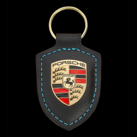 Porsche Connected Keyring Contactless Charging Point Black / Blue Crest WAP0503570RCHS