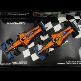 McLaren MCL35M Set Sieger und 2. GP Italy 2021 F1 Ricciardo / Norris 1/43 Minichamps 532210304
