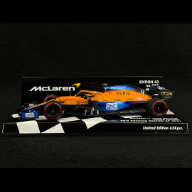 Lando Norris McLaren MCL35M Nr 4 2021 Platz 7. Russia F1 Grand Prix 1/43 Minichamps 537215904