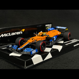 Lando Norris McLaren MCL35M n° 4 7th 2021 Russian F1 Grand Prix 1/43 Minichamps 537215904