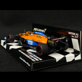 Lando Norris McLaren MCL35M n° 4 7th 2021 Russian F1 Grand Prix 1/43 Minichamps 537215904