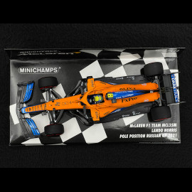 Lando Norris McLaren MCL35M n° 4 7th 2021 Russian F1 Grand Prix 1/43 Minichamps 537215904