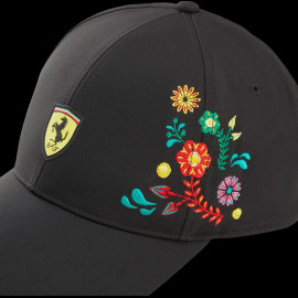 Ferrari Cap Leclerc Sainz F1 Team GP Mexico Puma Schwarz 701227710-001 - unisex