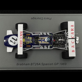 Piers Courage Brabham BT26A n° 11 1969 Spanish F1 Grand Prix 1/43 Spark S8316