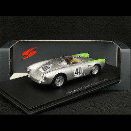 Porsche 550 Nr 40 24h Le Mans 1954 Porsche KG 1/43 Spark S9709