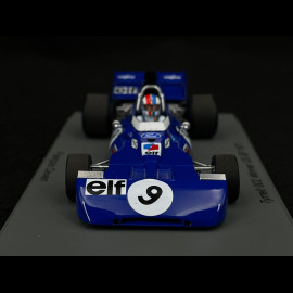 François Cevert Tyrrell 002 Elf n° 9 Winner 1971 Watkins Glen US F1 Grand Prix 1/43 Spark S7215