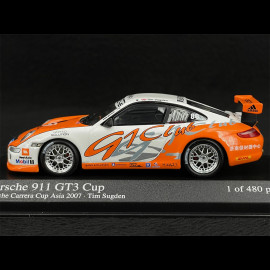 Porsche 911 GT3 Cup Type 997 n° 88 Winner Porsche Carrera Cup Asia 2007 1/43 Minichamps 400076488