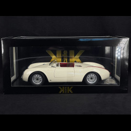 Porsche 550 A Spyder 1953 White / Red 1/12 KK Scale KKDC120114