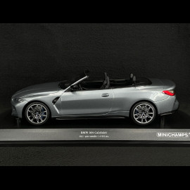 BMW M4 Cabriolet 2020 Metallic Grey 1/18 Minichamps 155021034