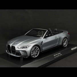 BMW M4 Cabriolet 2020 Metallic Grey 1/18 Minichamps 155021034
