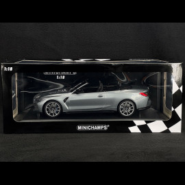 BMW M4 Cabriolet 2020 Metallic Grey 1/18 Minichamps 155021034