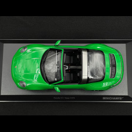 Porsche 911 Targa 4 GTS Type 992 2021 Pythongrün 1/18 Minichamps 155061065