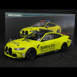 BMW M4 Safety Car Moto GP 2020 Yellow 1/18 Minichamps 113020126