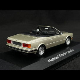 Maserati Biturbo Spyder 1982 Metallic Silber 1/43 Minichamps 940123531