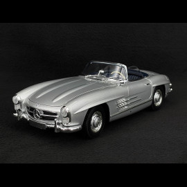 Mercedes-Benz 300 SL Roadster 1957 Silver 1/18 Minichamps 180039030