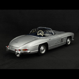 Mercedes-Benz 300 SL Roadster 1957 Silver 1/18 Minichamps 180039030