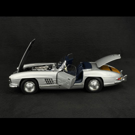 Mercedes-Benz 300 SL Roadster 1957 Silver 1/18 Minichamps 180039030