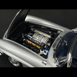 Mercedes-Benz 300 SL Roadster 1957 Silber 1/18 Minichamps 180039030