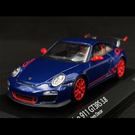 Porsche 911 GT3 RS 3.8 Type 997 2009 Aqua Blue 1/43 Minichamps 403069115