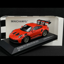 Porsche 911 GT3 RS Type 992 2023 Lavaorange 1/43 Minichamps 413062105