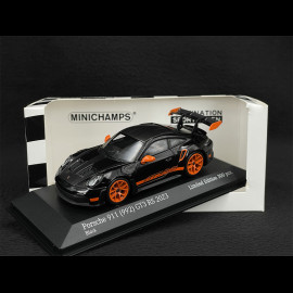 Porsche 911 GT3 RS Type 992 Weissach Package 2023 Black 1/43 Minichamps 413062115