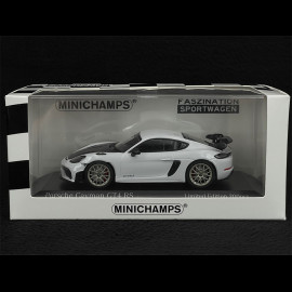 Porsche 718 Cayman GT4 RS 2021 Weiß 1/43 Minichamps 413069710