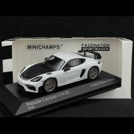 Porsche 718 Cayman GT4 RS 2021 Weiß 1/43 Minichamps 413069710