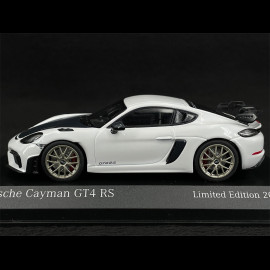 Porsche 718 Cayman GT4 RS 2021 White 1/43 Minichamps 413069710