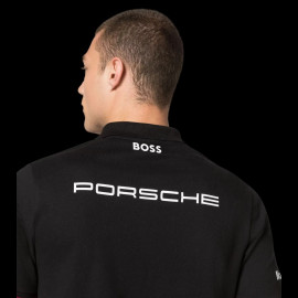 Porsche Polo-Shirt Motorsport BOSS Schwarz WAP432P0MS - herren
