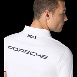 Porsche Polo-Shirt Motorsport BOSS Weiß WAP430P0MS - herren