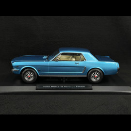 Ford Mustang Hardtop Coupé 1965 Turquoise Blue 1/18 Norev 182800