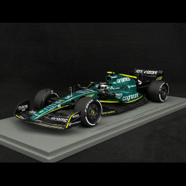 Sebastian Vettel Aston Martin AMR22 n° 5 Last race 2022 Abu Dhabi F1 Grand Prix 1/18 Spark 18S775