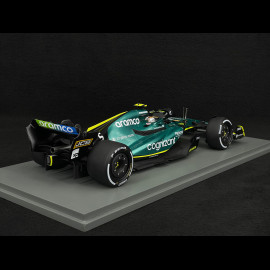 Sebastian Vettel Aston Martin AMR22 n° 5 Last race 2022 Abu Dhabi F1 Grand Prix 1/18 Spark 18S775