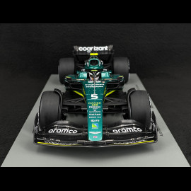 Sebastian Vettel Aston Martin AMR22 n° 5 Last race 2022 Abu Dhabi F1 Grand Prix 1/18 Spark 18S775