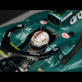 Sebastian Vettel Aston Martin AMR22 n° 5 Last race 2022 Abu Dhabi F1 Grand Prix 1/18 Spark 18S775