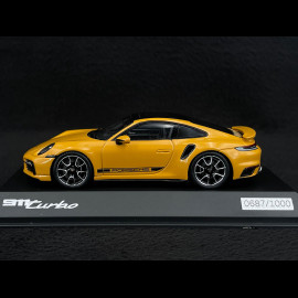 Porsche 911 Turbo Coupé Type 992 2020 Jaune Bahama 1/43 Spark WAP0201600PTRB