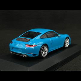 Porsche 911 Carrera S Type 991 2018 Miami blue 1/43 Minichamps 413067132