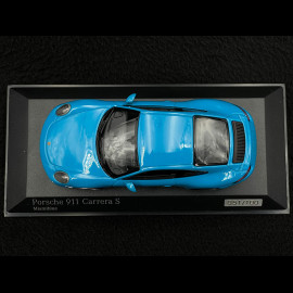 Porsche 911 Carrera S Type 991 2018 Miami blue 1/43 Minichamps 413067132