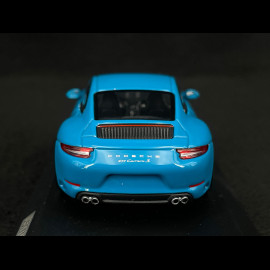 Porsche 911 Carrera S Type 991 2018 Miami blue 1/43 Minichamps 413067132